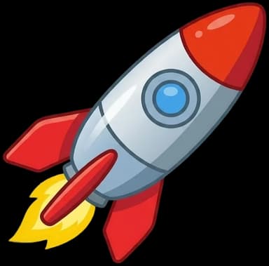 Decorative rocket