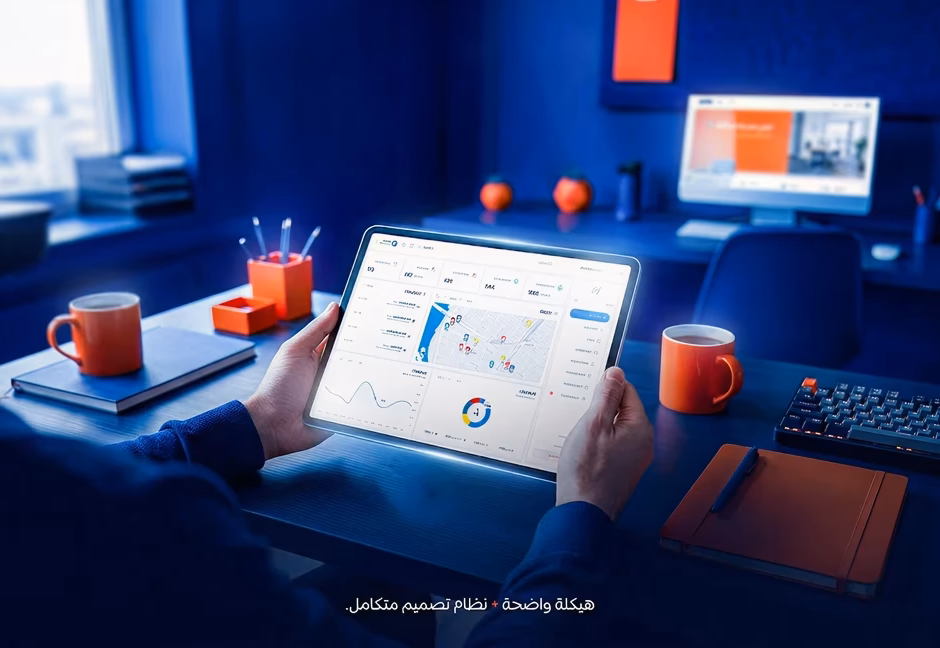 تصميم الداشبورد والأنظمة